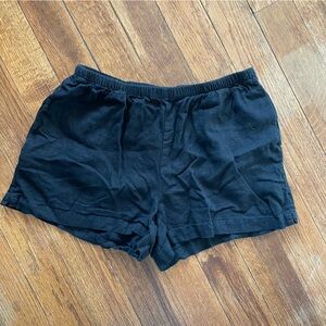 A New Day Black Linen Shorts
